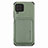 Coque Ultra Fine Silicone Souple Housse Etui avec Aimante Magnetique S02D pour Samsung Galaxy F62 5G Vert