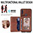 Coque Ultra Fine Silicone Souple Housse Etui avec Aimante Magnetique S02D pour Samsung Galaxy M11 Petit