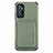 Coque Ultra Fine Silicone Souple Housse Etui avec Aimante Magnetique S02D pour Samsung Galaxy M52 5G Vert