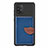 Coque Ultra Fine Silicone Souple Housse Etui avec Aimante Magnetique S02D pour Samsung Galaxy M80S Bleu