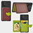 Coque Ultra Fine Silicone Souple Housse Etui avec Aimante Magnetique S02D pour Samsung Galaxy M80S Petit