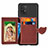 Coque Ultra Fine Silicone Souple Housse Etui avec Aimante Magnetique S02D pour Samsung Galaxy M80S Petit