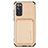 Coque Ultra Fine Silicone Souple Housse Etui avec Aimante Magnetique S02D pour Samsung Galaxy S20 FE 5G Or