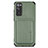 Coque Ultra Fine Silicone Souple Housse Etui avec Aimante Magnetique S02D pour Samsung Galaxy S20 FE 5G Vert