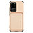 Coque Ultra Fine Silicone Souple Housse Etui avec Aimante Magnetique S02D pour Samsung Galaxy S20 Ultra 5G Or