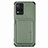 Coque Ultra Fine Silicone Souple Housse Etui avec Aimante Magnetique S02D pour Vivo Y21 Vert