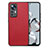 Coque Ultra Fine Silicone Souple Housse Etui avec Aimante Magnetique S02D pour Xiaomi Mi 12T 5G Rouge