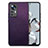 Coque Ultra Fine Silicone Souple Housse Etui avec Aimante Magnetique S02D pour Xiaomi Mi 12T 5G Violet