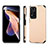 Coque Ultra Fine Silicone Souple Housse Etui avec Aimante Magnetique S02D pour Xiaomi Poco X4 NFC Or