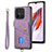 Coque Ultra Fine Silicone Souple Housse Etui avec Aimante Magnetique S02D pour Xiaomi Redmi 12C 4G Violet
