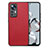 Coque Ultra Fine Silicone Souple Housse Etui avec Aimante Magnetique S02D pour Xiaomi Redmi K50 Ultra 5G Rouge