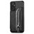 Coque Ultra Fine Silicone Souple Housse Etui avec Aimante Magnetique S02D pour Xiaomi Redmi Note 10 Pro 4G Noir