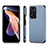 Coque Ultra Fine Silicone Souple Housse Etui avec Aimante Magnetique S02D pour Xiaomi Redmi Note 11 Pro+ Plus 5G Bleu