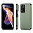 Coque Ultra Fine Silicone Souple Housse Etui avec Aimante Magnetique S02D pour Xiaomi Redmi Note 11 Pro+ Plus 5G Vert