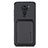 Coque Ultra Fine Silicone Souple Housse Etui avec Aimante Magnetique S02D pour Xiaomi Redmi Note 9 Noir