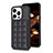 Coque Ultra Fine Silicone Souple Housse Etui avec Aimante Magnetique S03D pour Apple iPhone 13 Pro Max Noir