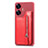 Coque Ultra Fine Silicone Souple Housse Etui avec Aimante Magnetique S03D pour Realme C55 Rouge