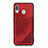 Coque Ultra Fine Silicone Souple Housse Etui avec Aimante Magnetique S03D pour Samsung Galaxy A20 Rouge