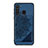 Coque Ultra Fine Silicone Souple Housse Etui avec Aimante Magnetique S03D pour Samsung Galaxy A21 Bleu