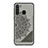 Coque Ultra Fine Silicone Souple Housse Etui avec Aimante Magnetique S03D pour Samsung Galaxy A21 Gris