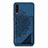 Coque Ultra Fine Silicone Souple Housse Etui avec Aimante Magnetique S03D pour Samsung Galaxy A30S Bleu