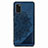 Coque Ultra Fine Silicone Souple Housse Etui avec Aimante Magnetique S03D pour Samsung Galaxy A41 Bleu