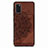 Coque Ultra Fine Silicone Souple Housse Etui avec Aimante Magnetique S03D pour Samsung Galaxy A41 Marron