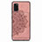 Coque Ultra Fine Silicone Souple Housse Etui avec Aimante Magnetique S03D pour Samsung Galaxy A41 Or Rose