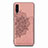 Coque Ultra Fine Silicone Souple Housse Etui avec Aimante Magnetique S03D pour Samsung Galaxy A50 Or Rose