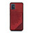 Coque Ultra Fine Silicone Souple Housse Etui avec Aimante Magnetique S03D pour Samsung Galaxy A51 5G Rouge