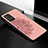 Coque Ultra Fine Silicone Souple Housse Etui avec Aimante Magnetique S03D pour Samsung Galaxy A72 4G Or Rose