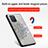 Coque Ultra Fine Silicone Souple Housse Etui avec Aimante Magnetique S03D pour Samsung Galaxy A91 Petit