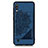 Coque Ultra Fine Silicone Souple Housse Etui avec Aimante Magnetique S03D pour Samsung Galaxy M10 Bleu