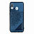 Coque Ultra Fine Silicone Souple Housse Etui avec Aimante Magnetique S03D pour Samsung Galaxy M10S Bleu