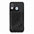 Coque Ultra Fine Silicone Souple Housse Etui avec Aimante Magnetique S03D pour Samsung Galaxy M10S Noir