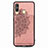 Coque Ultra Fine Silicone Souple Housse Etui avec Aimante Magnetique S03D pour Samsung Galaxy M40 Or Rose