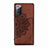 Coque Ultra Fine Silicone Souple Housse Etui avec Aimante Magnetique S03D pour Samsung Galaxy Note 20 5G Marron