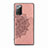 Coque Ultra Fine Silicone Souple Housse Etui avec Aimante Magnetique S03D pour Samsung Galaxy Note 20 5G Or Rose