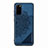 Coque Ultra Fine Silicone Souple Housse Etui avec Aimante Magnetique S03D pour Samsung Galaxy S20 Bleu