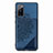 Coque Ultra Fine Silicone Souple Housse Etui avec Aimante Magnetique S03D pour Samsung Galaxy S20 FE 4G Bleu