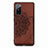 Coque Ultra Fine Silicone Souple Housse Etui avec Aimante Magnetique S03D pour Samsung Galaxy S20 FE 4G Marron