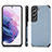 Coque Ultra Fine Silicone Souple Housse Etui avec Aimante Magnetique S03D pour Samsung Galaxy S21 FE 5G Bleu