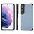 Coque Ultra Fine Silicone Souple Housse Etui avec Aimante Magnetique S03D pour Samsung Galaxy S22 Plus 5G Bleu