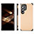 Coque Ultra Fine Silicone Souple Housse Etui avec Aimante Magnetique S03D pour Samsung Galaxy S24 Ultra 5G Or