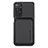 Coque Ultra Fine Silicone Souple Housse Etui avec Aimante Magnetique S03D pour Xiaomi Redmi Note 11 Pro 4G Noir