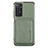 Coque Ultra Fine Silicone Souple Housse Etui avec Aimante Magnetique S03D pour Xiaomi Redmi Note 11 Pro 4G Vert