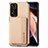 Coque Ultra Fine Silicone Souple Housse Etui avec Aimante Magnetique S03D pour Xiaomi Redmi Note 11 Pro+ Plus 5G Or