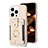 Coque Ultra Fine Silicone Souple Housse Etui avec Aimante Magnetique S04D pour Apple iPhone 13 Pro Or