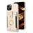 Coque Ultra Fine Silicone Souple Housse Etui avec Aimante Magnetique S04D pour Apple iPhone 15 Or