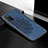 Coque Ultra Fine Silicone Souple Housse Etui avec Aimante Magnetique S04D pour Samsung Galaxy A02s Bleu